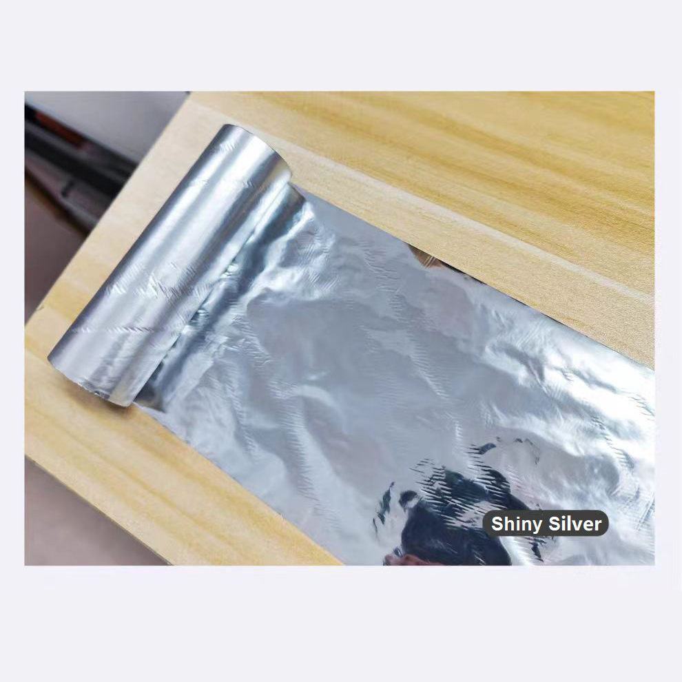 Transfer Paper Carbon - Silver Foil Ribbon Roll 110mm Shiny