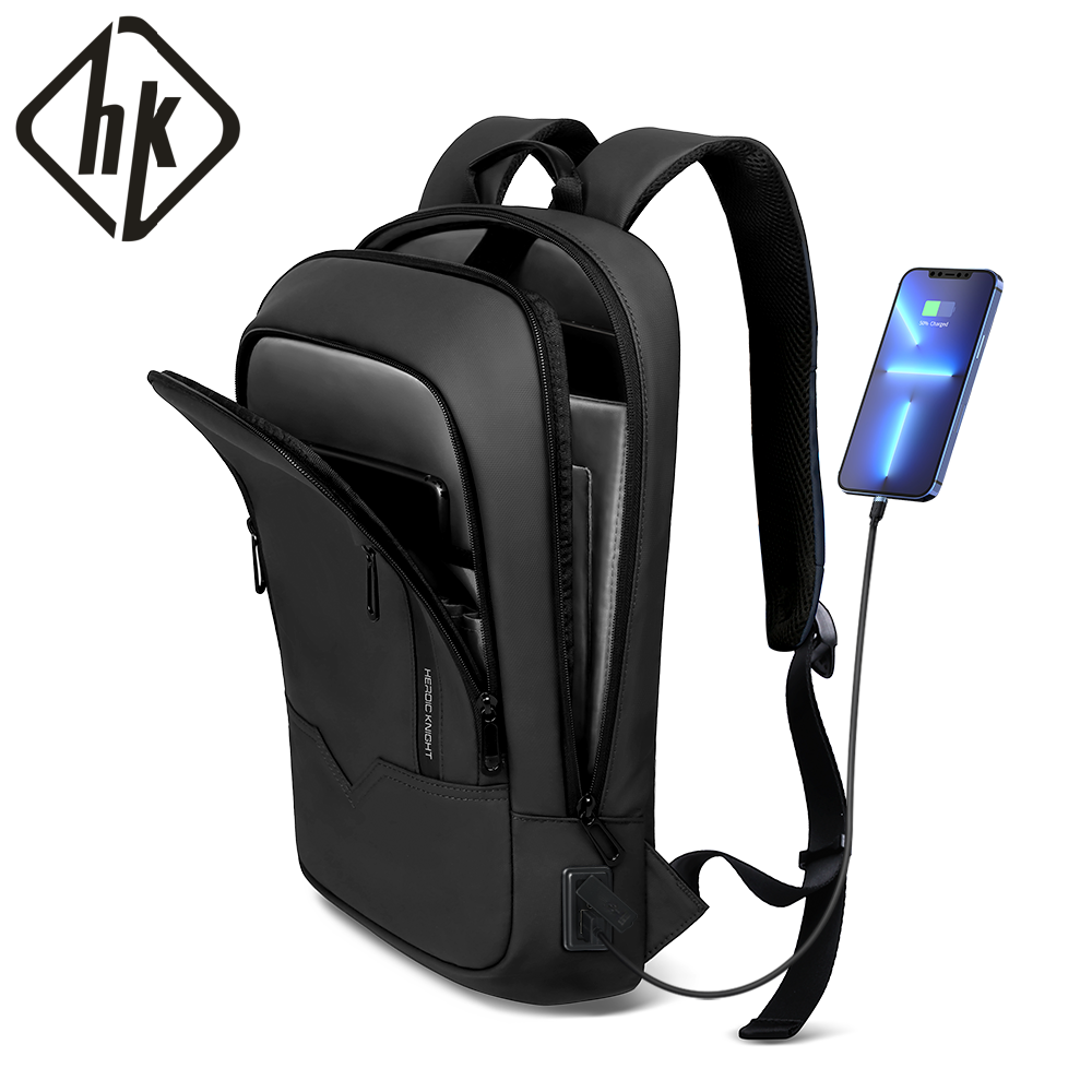 Embroidery Computer - HK Slim Business Backpack for Men