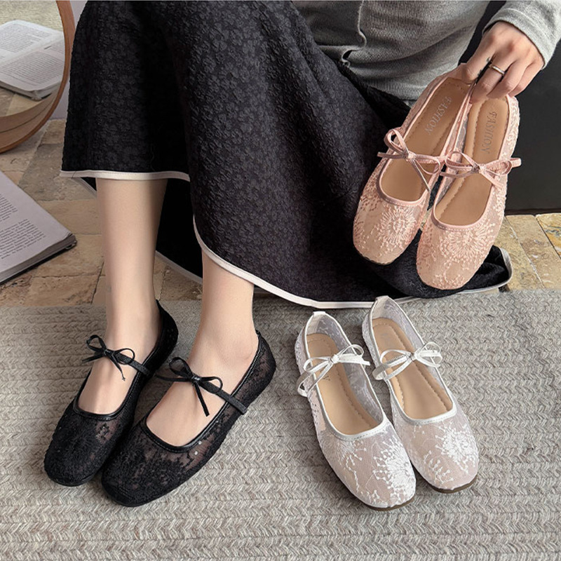 Women's Gentle Ballet Flat Sho - Embroidery Flat Shoes review and price