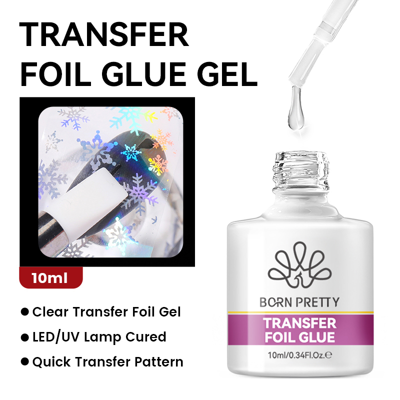 BORN PRETTY Nail Foil Glue Gel - Transfer Paper Carbon review and price