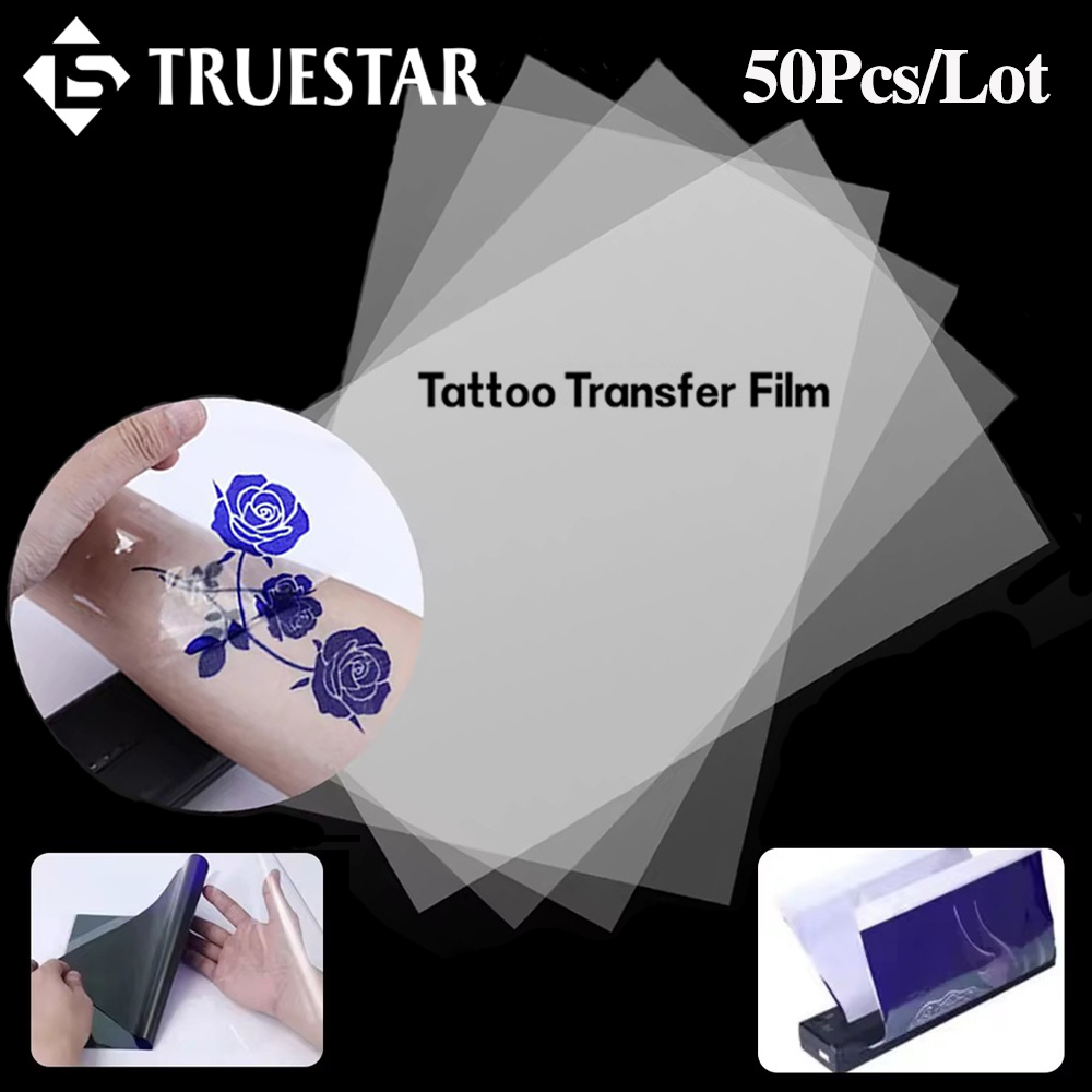 50PCS Transparent Tattoo Trans - Transfer Paper Carbon review and price