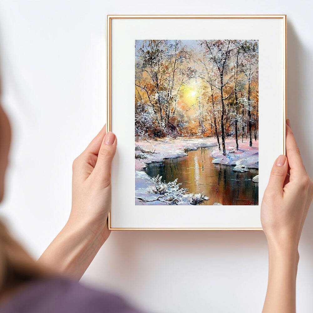 HUACAN Diamond Painting Winter - Embroidery Xmas review and price