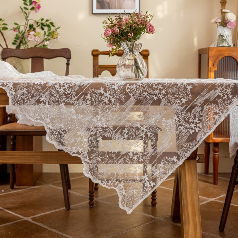 Rustic Lace Tablecloth Rectang - Embroidery Xmas review and price