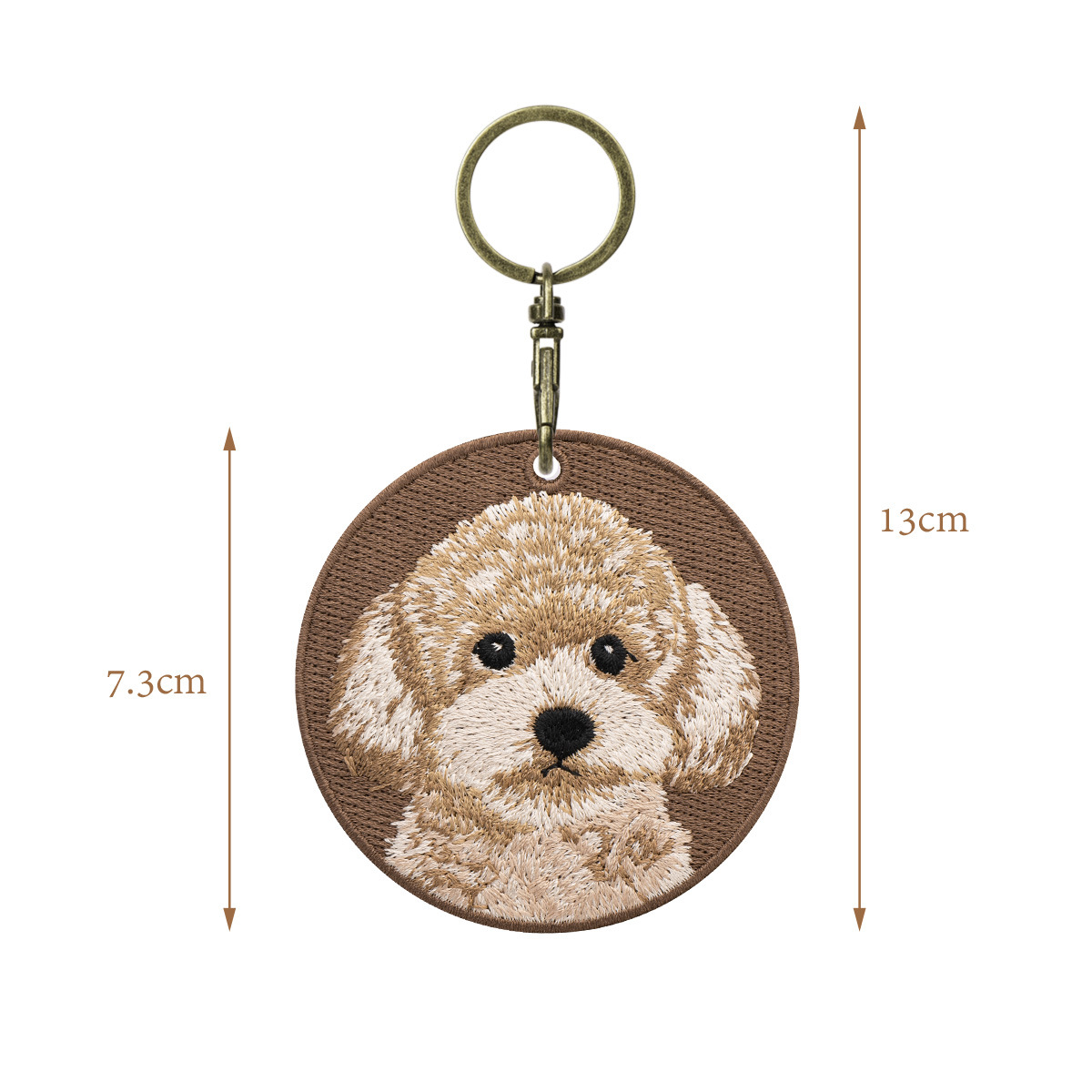 1 Piece Embroidered Dog Patch  - Embroidery Xmas review and price