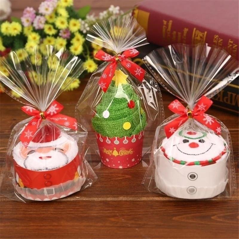 Christmas Towels 30*30cm Cute  - Embroidery Xmas review and price