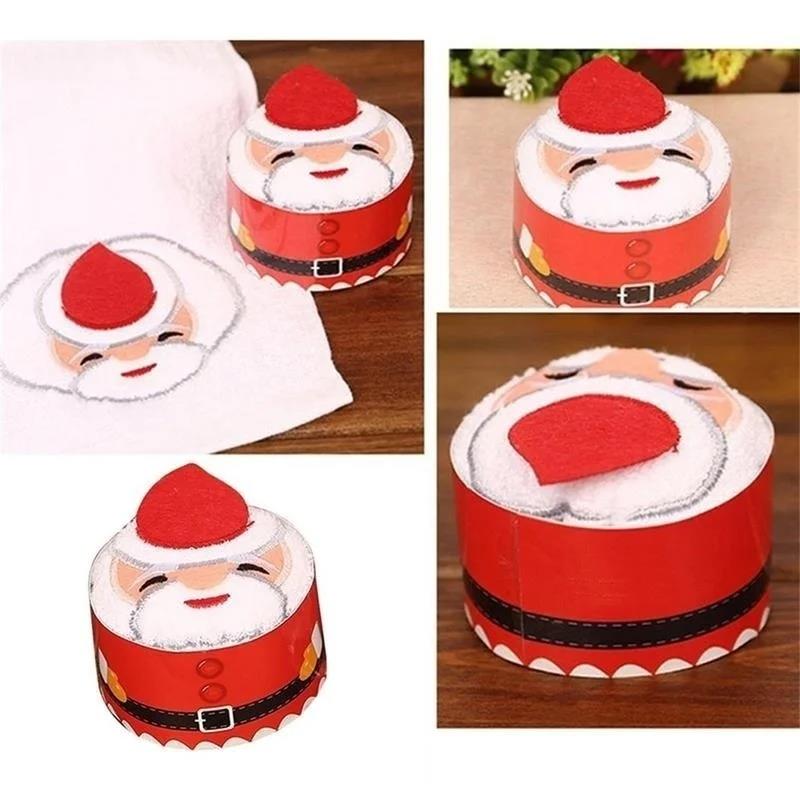 Christmas Towels 30*30cm Cute  - Embroidery Xmas review and price