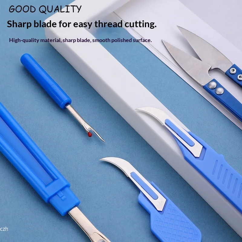 5Pcs Blue Sewing Ripper Kit wi - Embroidery Yarn review and price