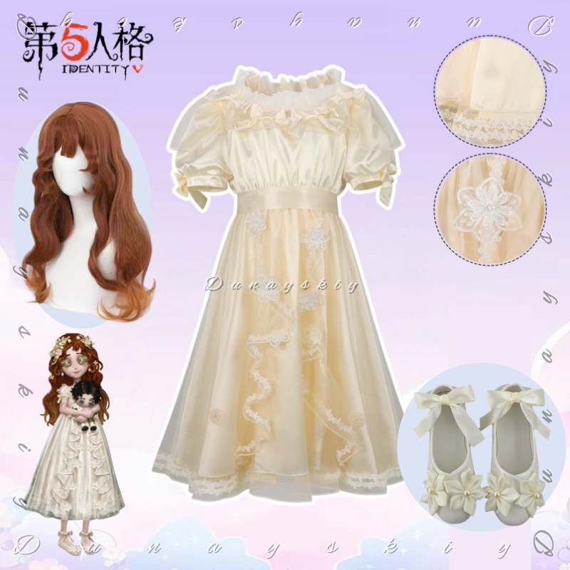 Identity V Little Girl Oedipus - Embroidery Yellow Dress review and price