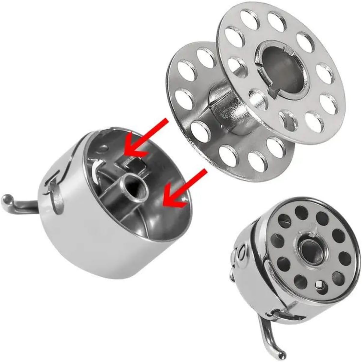 2 Bobbin Case And 8 Metal Bobb - Embroidery Generator review and price