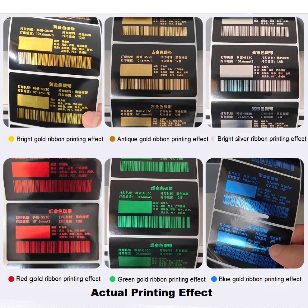 Color Golden Foil Resin Ribbon - Transfer Paper Carbon review and price