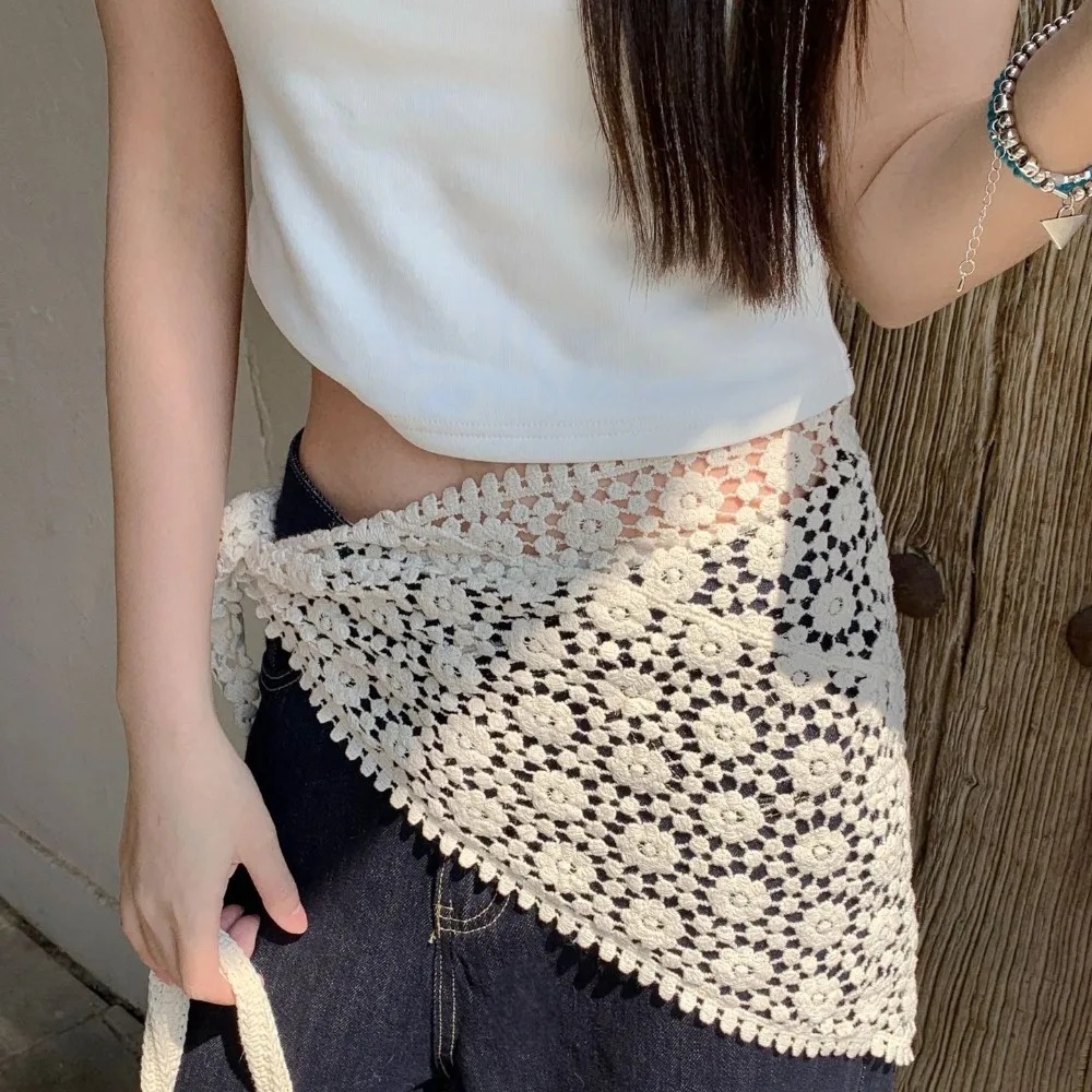 Knitted Hollow Hip Curtain Out - Embroidery Converter review and price