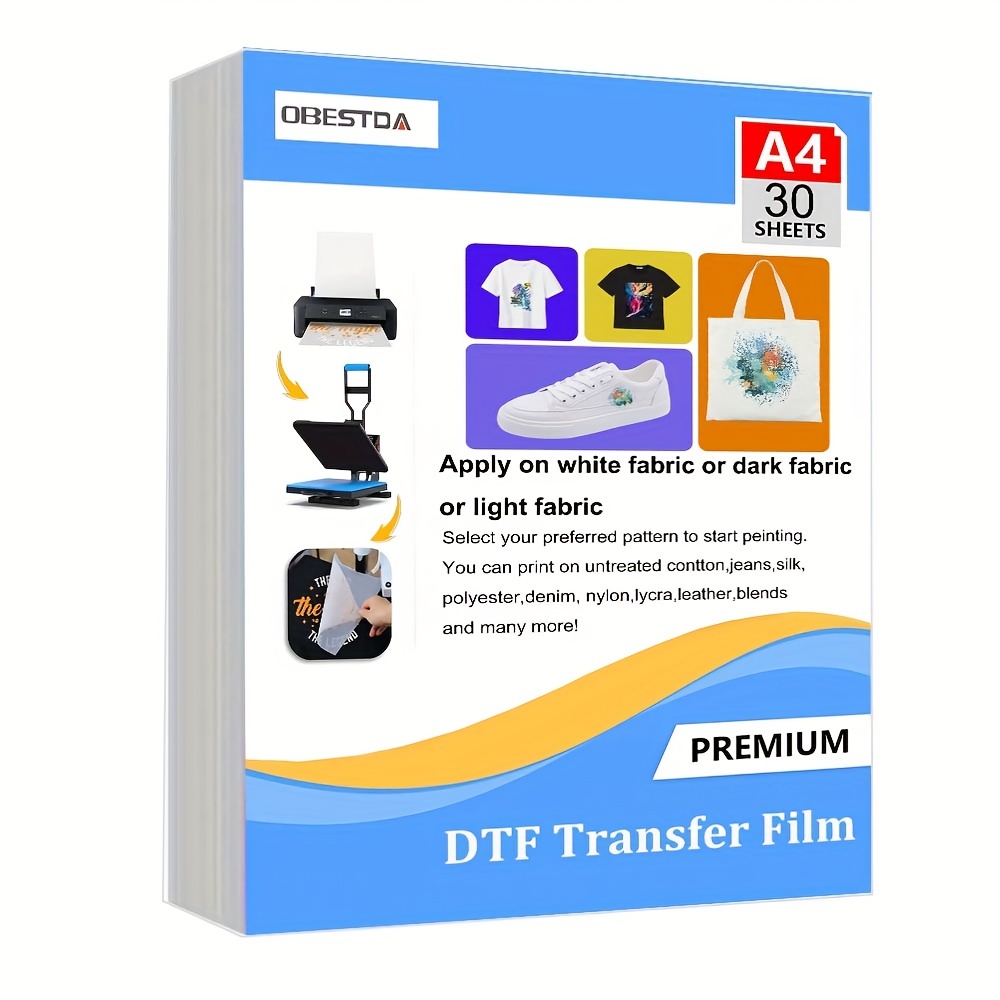 A4 30 Pcs DTF Transfer Film PE - Transfer Paper Carbon review and price