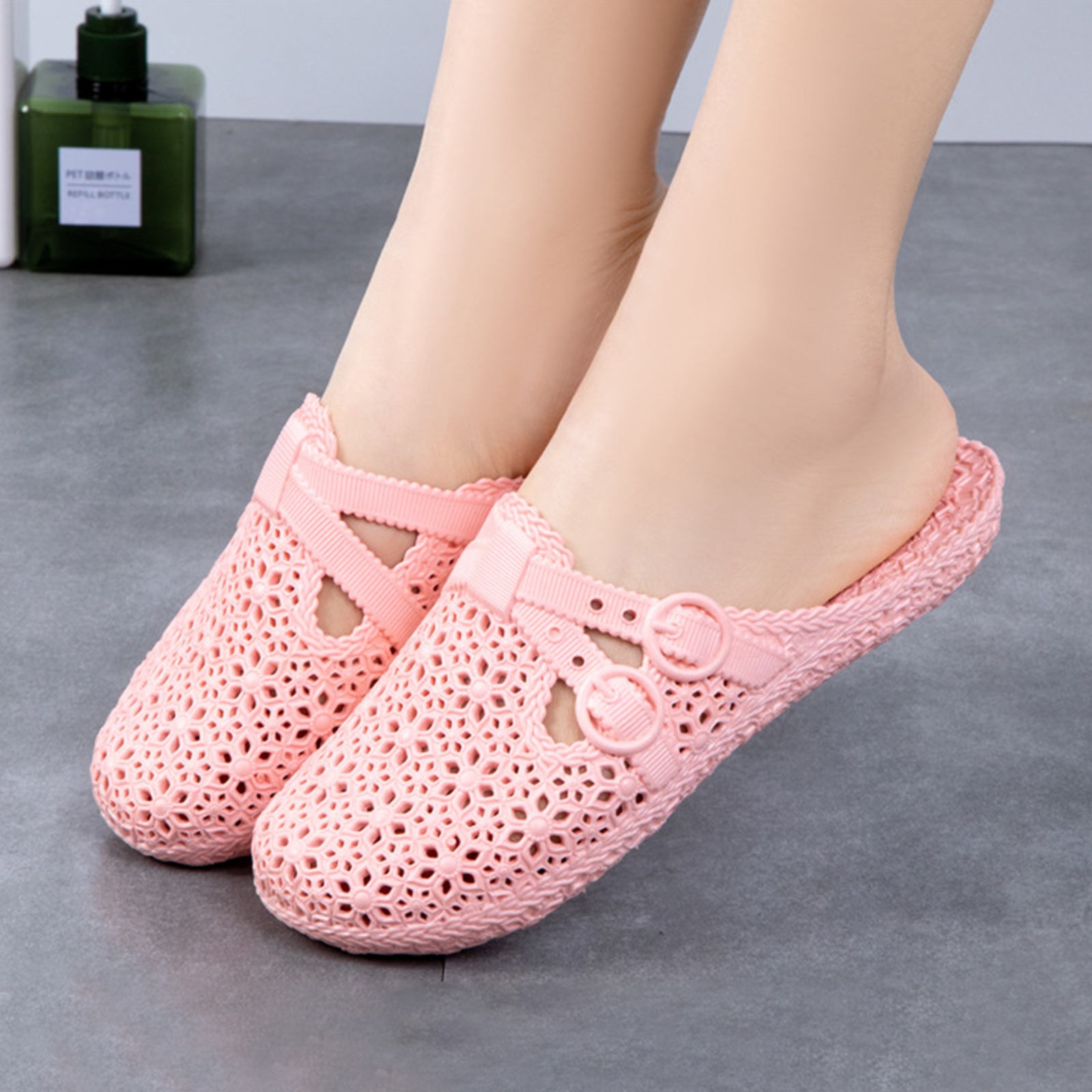Wrap-Toe Breathable Slippers S - Embroidery Flat Shoes review and price