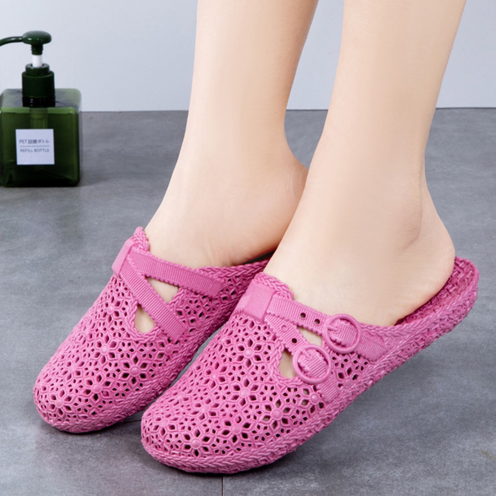 Wrap-Toe Breathable Slippers S - Embroidery Flat Shoes review and price