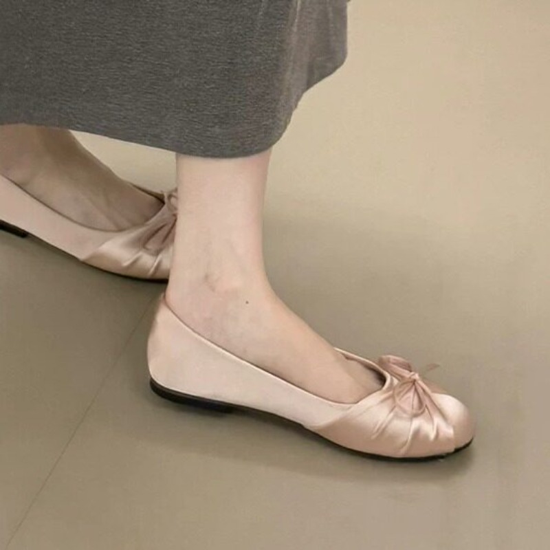2026 New Bow-knot Temperament  - Embroidery Flat Shoes review and price