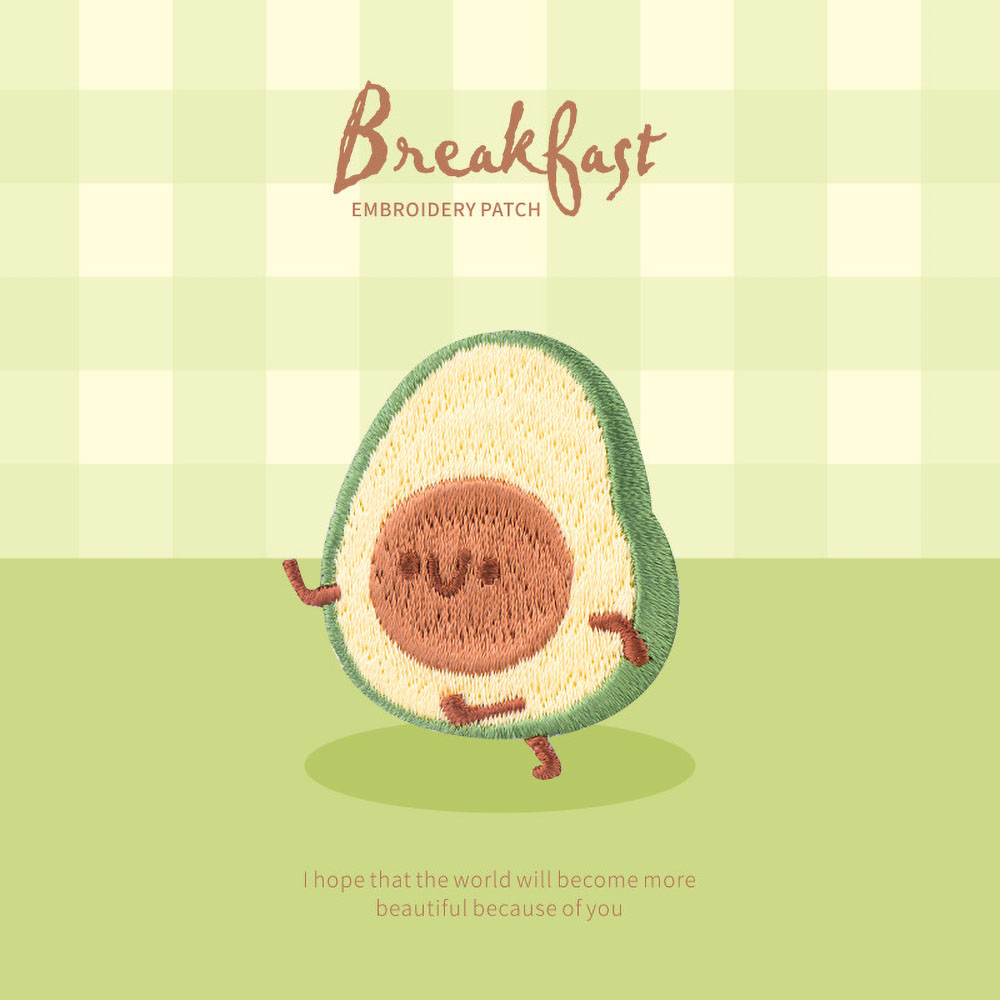 1 Piece Cute Breakfast Patch,  - Embroidery Egg review and price