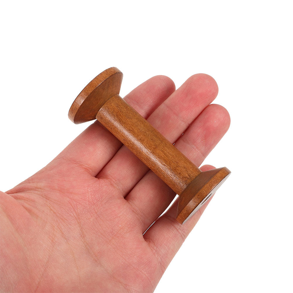 7Pcs Wooden Thread Spools Vint - Embroidery Yarn review and price