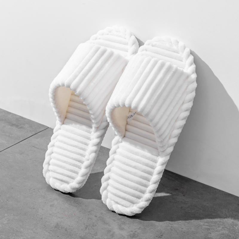 Open-Toe Breathable House Slip - Embroidery Flat Shoes review and price