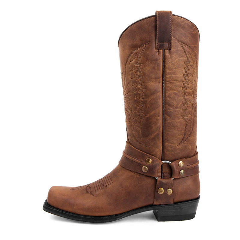 New Men's Motorcycle Boots Fas - Embroidery Fabric review and price