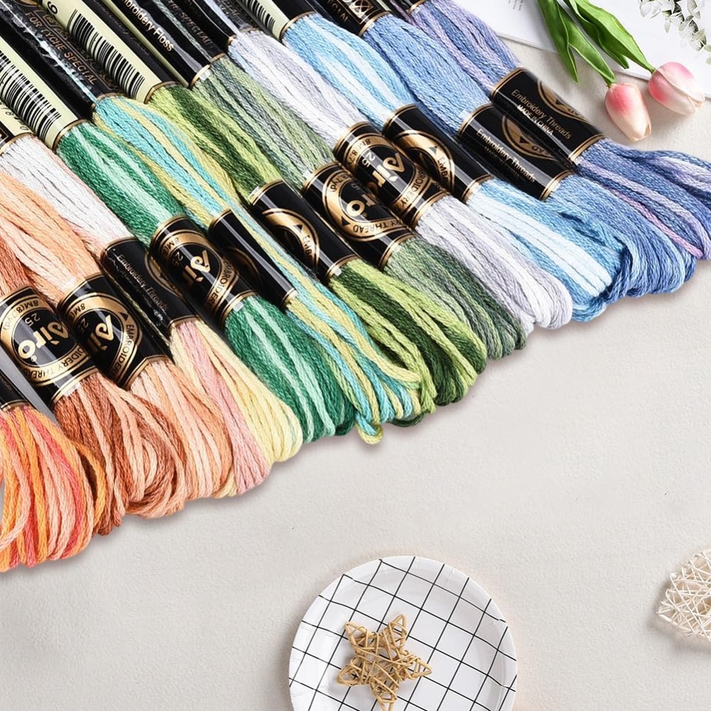 12 Skeins 105 Yards Cross Stit - Embroidery Computer review and price
