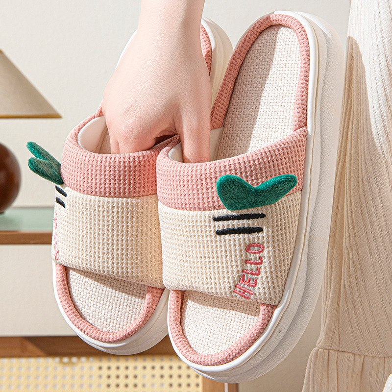 New Style Linen Slippers for W - Embroidery Flat Shoes review and price