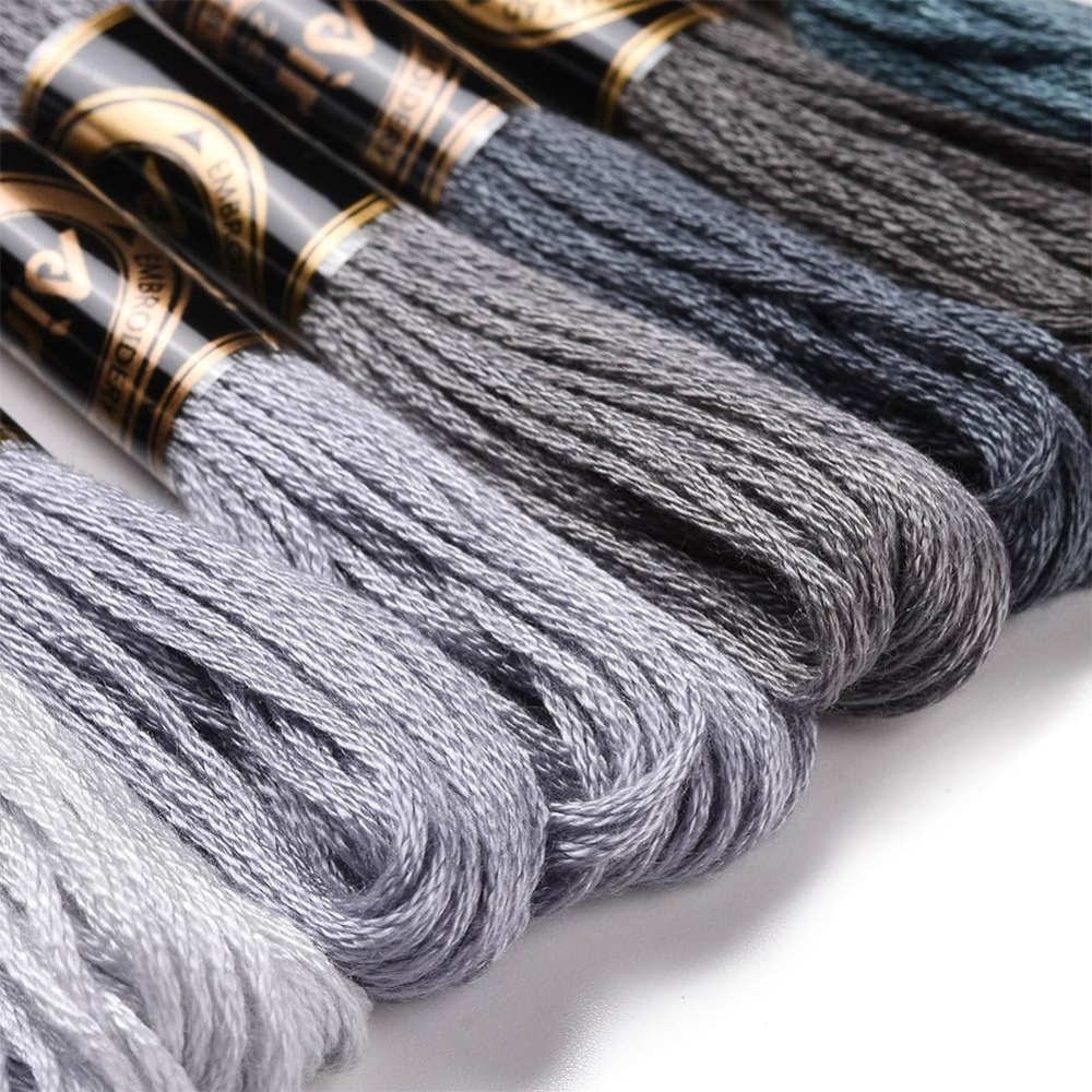 8 Skeins 70 Yards Grey Friends - Embroidery Computer review and price