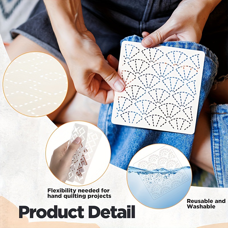 30Pcs Embroidery Templates DIY - Embroidery Yarn review and price
