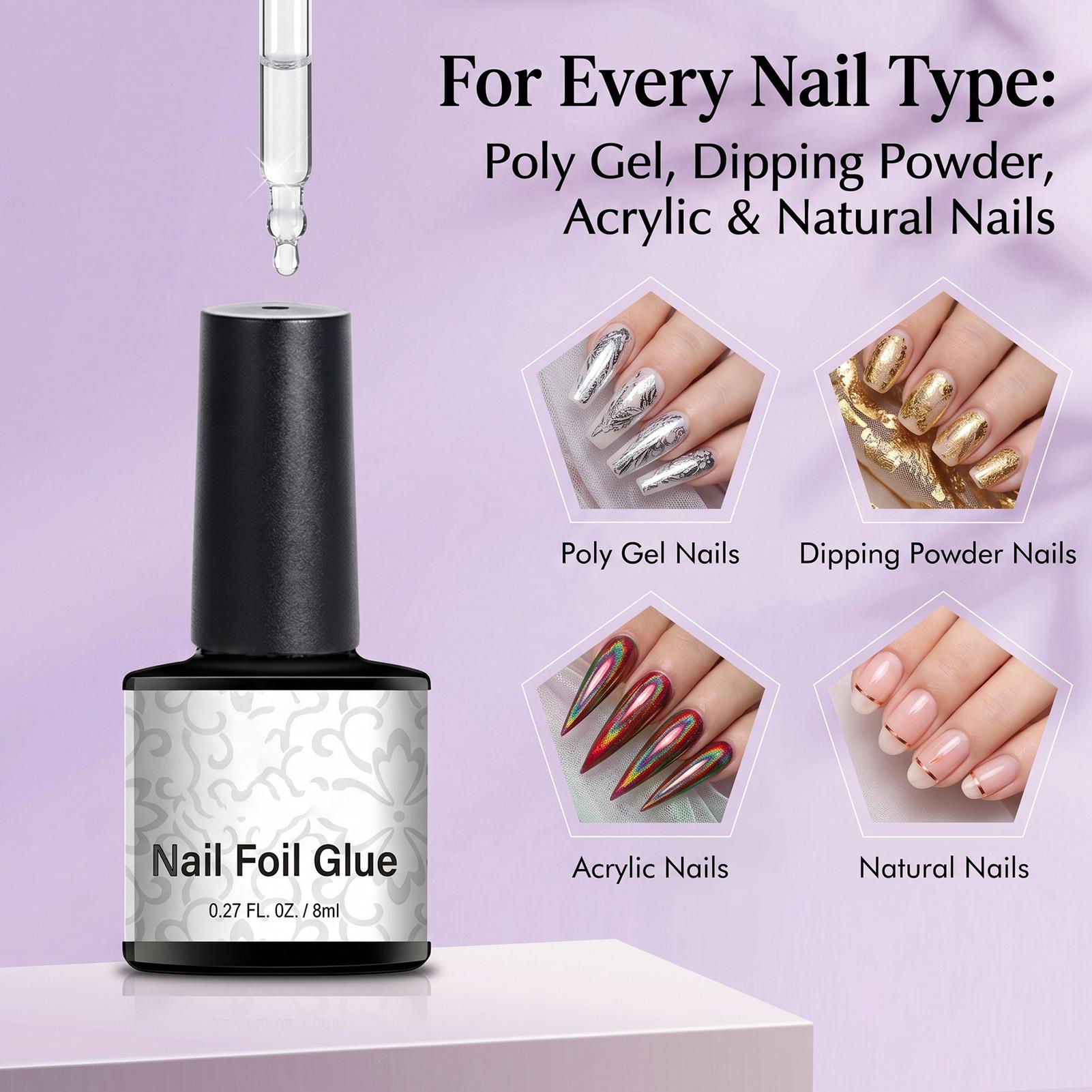Nail Foil Glue 8ml Transfer Fo - Transfer Paper Carbon review and price
