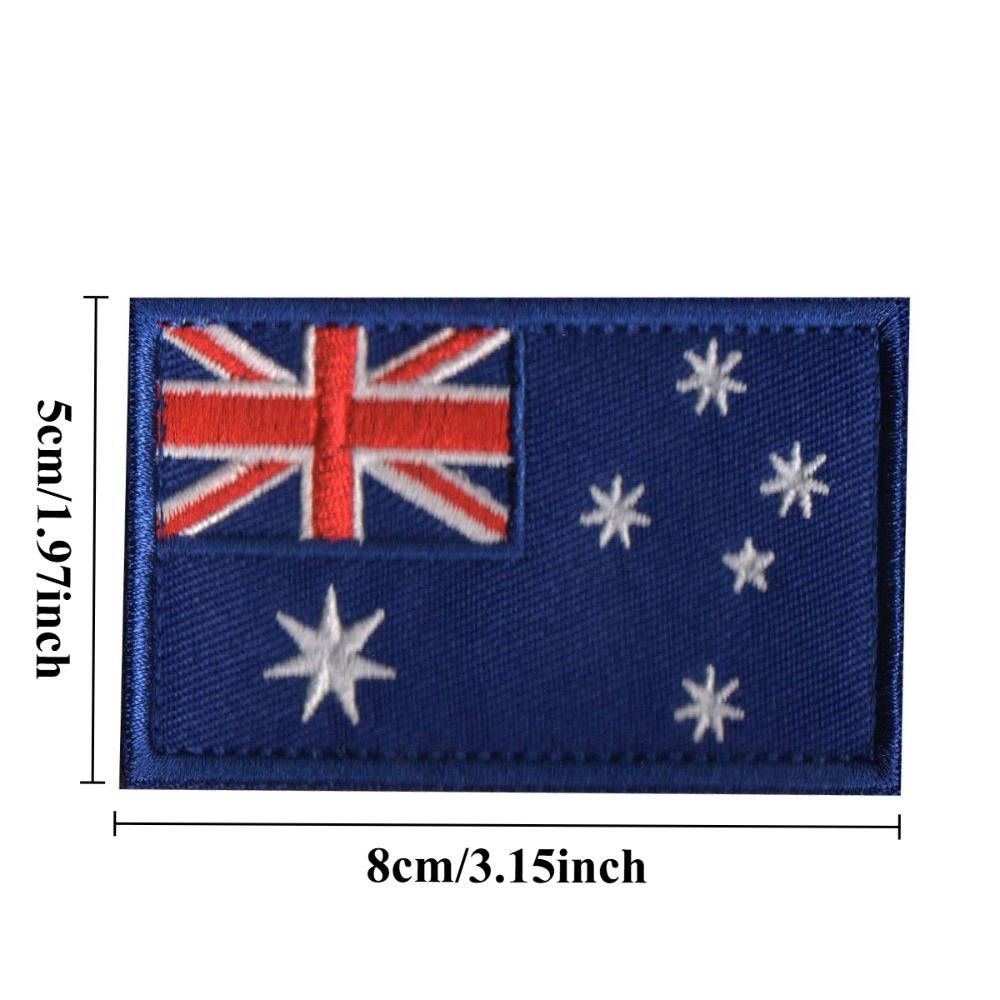 8*5cm New Zealand Australia Fl - Embroidery In Australia review and price