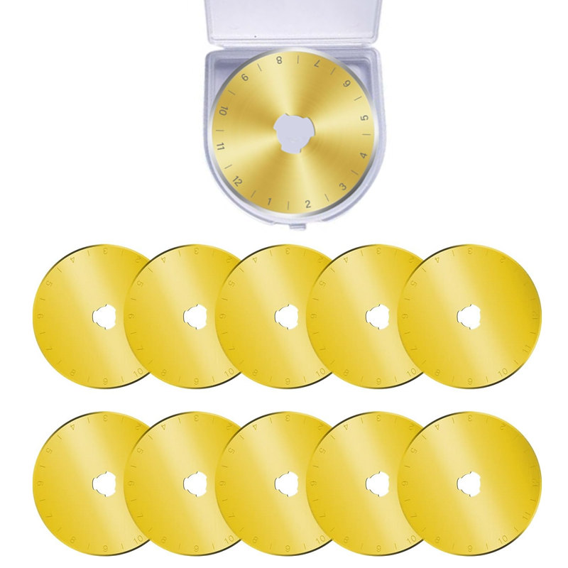 10pcs Titanium Coated 45mm Rot - Embroidery Converter review and price