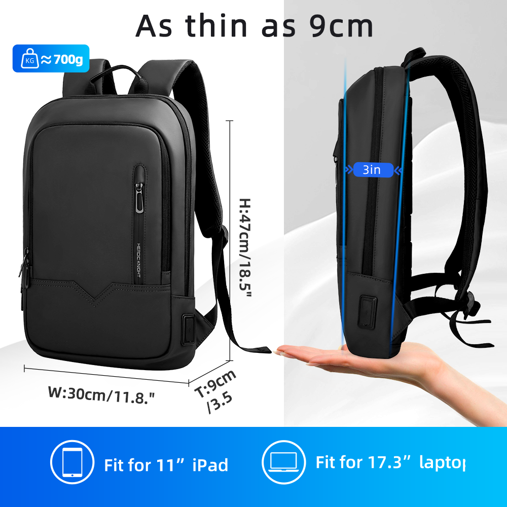 HK Slim Business Backpack for  - Embroidery Computer review and price