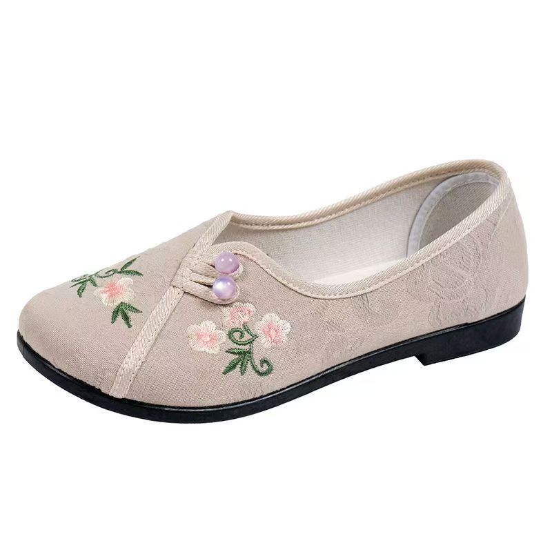 Chinese Style Women Flat sole  - Embroidery Fabric review and price