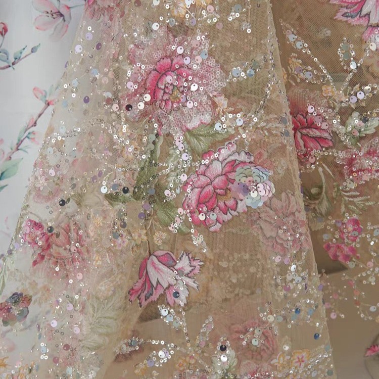 1M 120Cm Wide Luxury Beaded La - Embroidery Underlay review and price