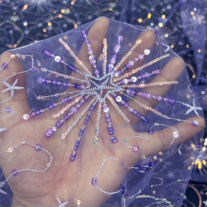 Colorful Star Moon Sequins Emb - Embroidery Underlay review and price