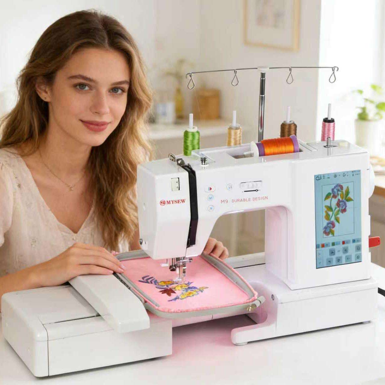 MYSEW M9 Customizable High-Spe - Embroidery Computer review and price