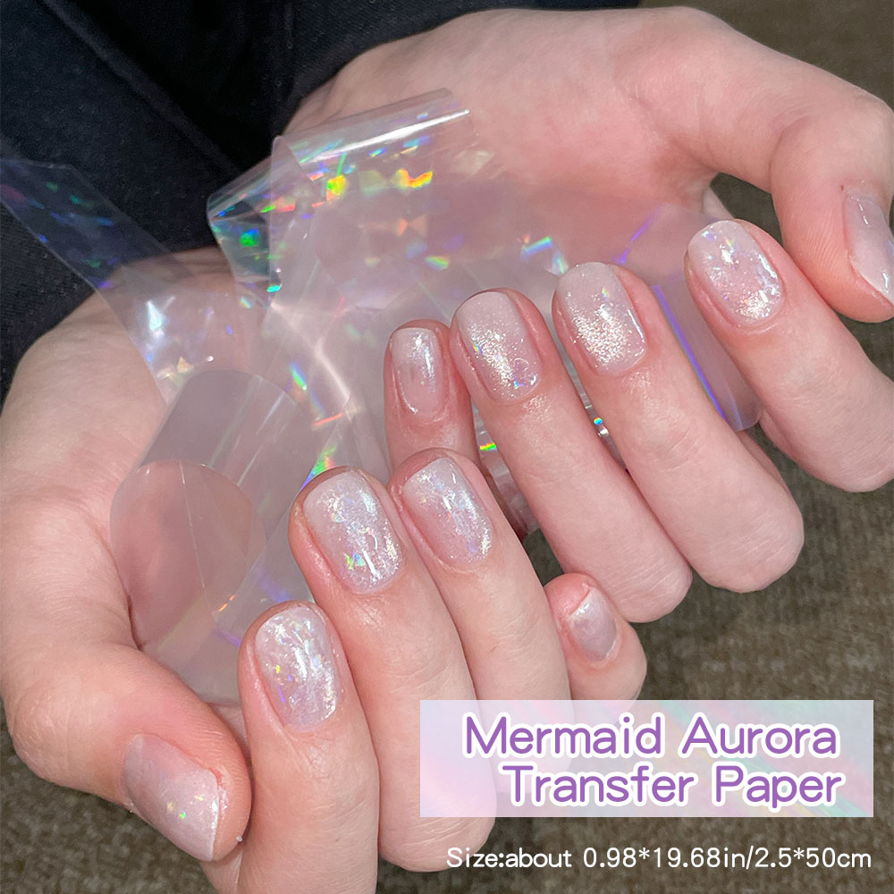 10 Rolls Iridescent Mermaid Au - Transfer Paper Carbon review and price