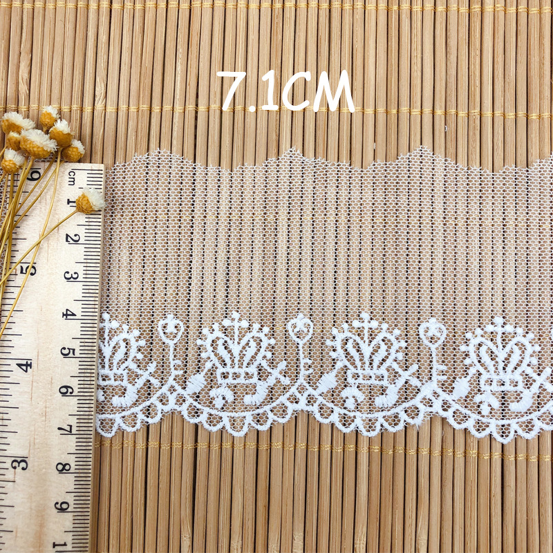 Mesh Embroidery Crown Tulle Fa - Embroidery Underlay review and price