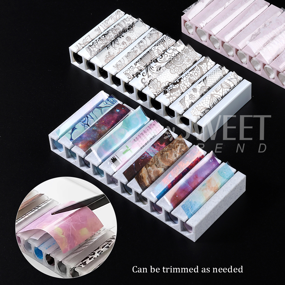 Nail Transfer Foils Storage Bo - Transfer Paper Carbon review and price