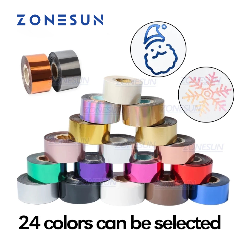 ZONESUN 3/4/5cm Gold Silver Bl - Transfer Paper Carbon review and price