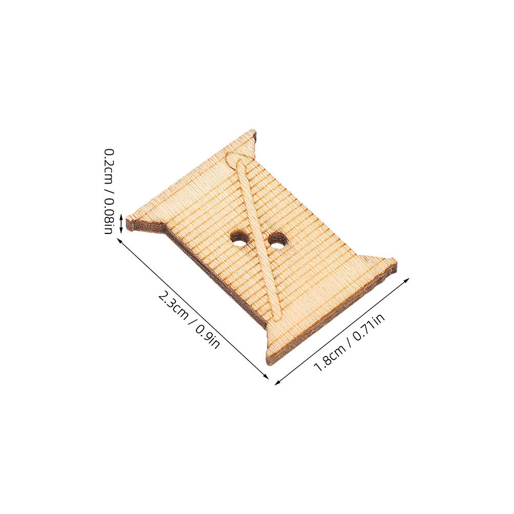 100Pcs Wooden Sewing Machine T - Embroidery Yarn review and price