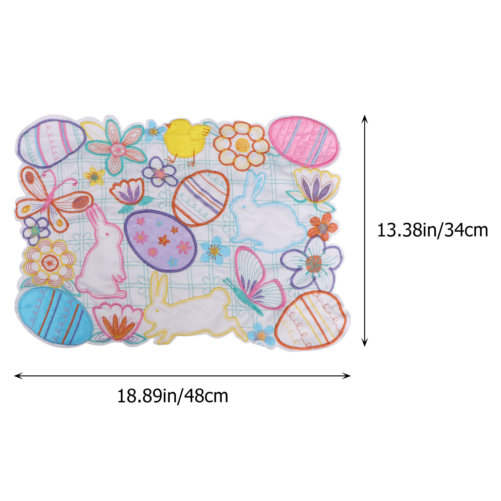 1Pcs Rabbit Easter Egg Placema - Embroidery Egg review and price