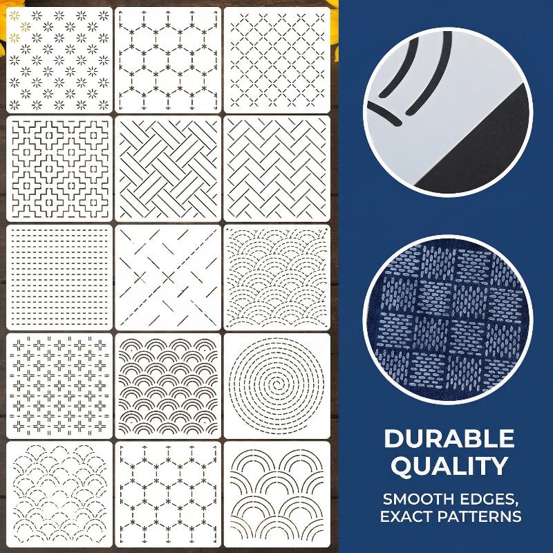 Embroidery Stencil Template Se - Embroidery Underlay review and price
