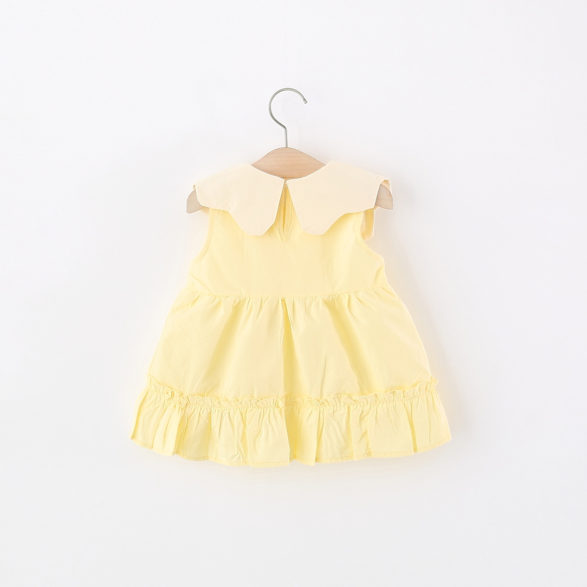 Toddler Girl Yellow Cotton Dre - Embroidery Yellow Dress review and price