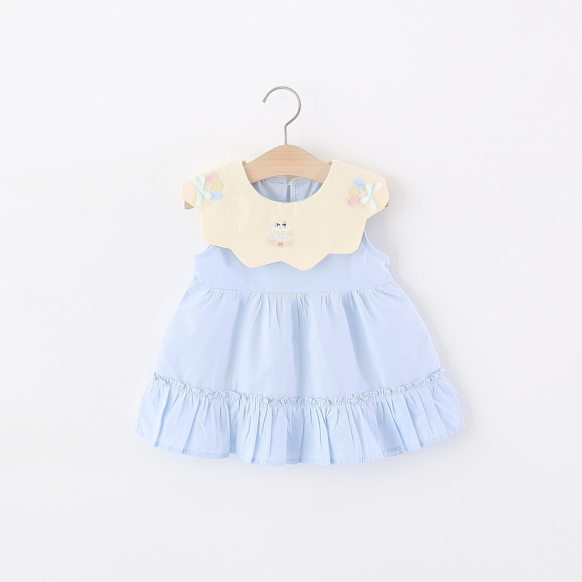 Toddler Girl Yellow Cotton Dre - Embroidery Yellow Dress review and price
